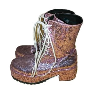 Women's Current Mood Twinkle Glitter Platform Boot 13